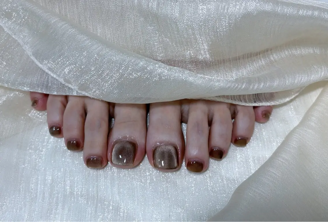 ネイル アートネイル ジェルネイル マグネットネイル Lu nailsalonのネイルデザイン