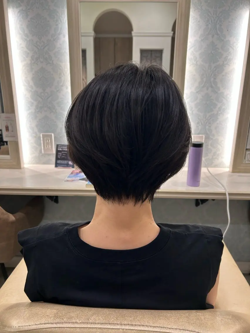 ショート ハンサムショート ショートヘア 🎀✨あおき みなみ✨🎀のヘアスタイル