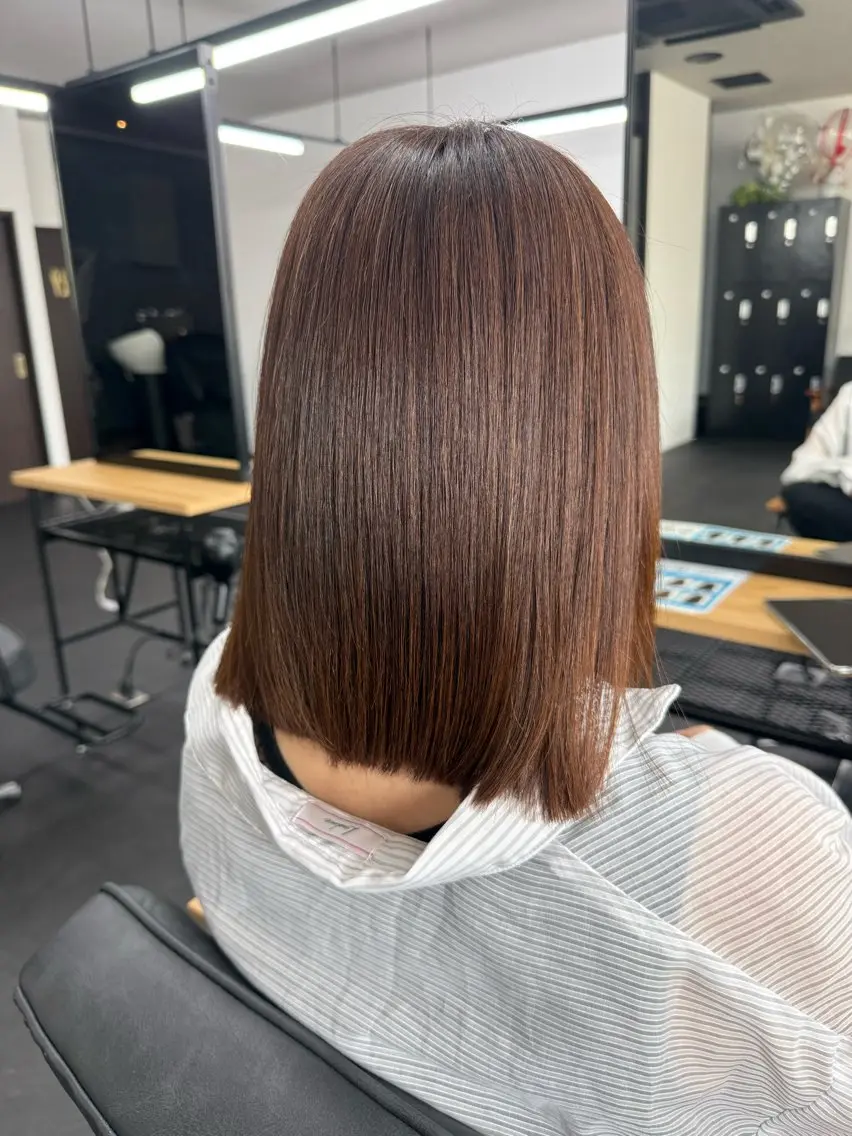ミディアム トリートメント カット トリートメント 谷口 優希のヘアスタイル