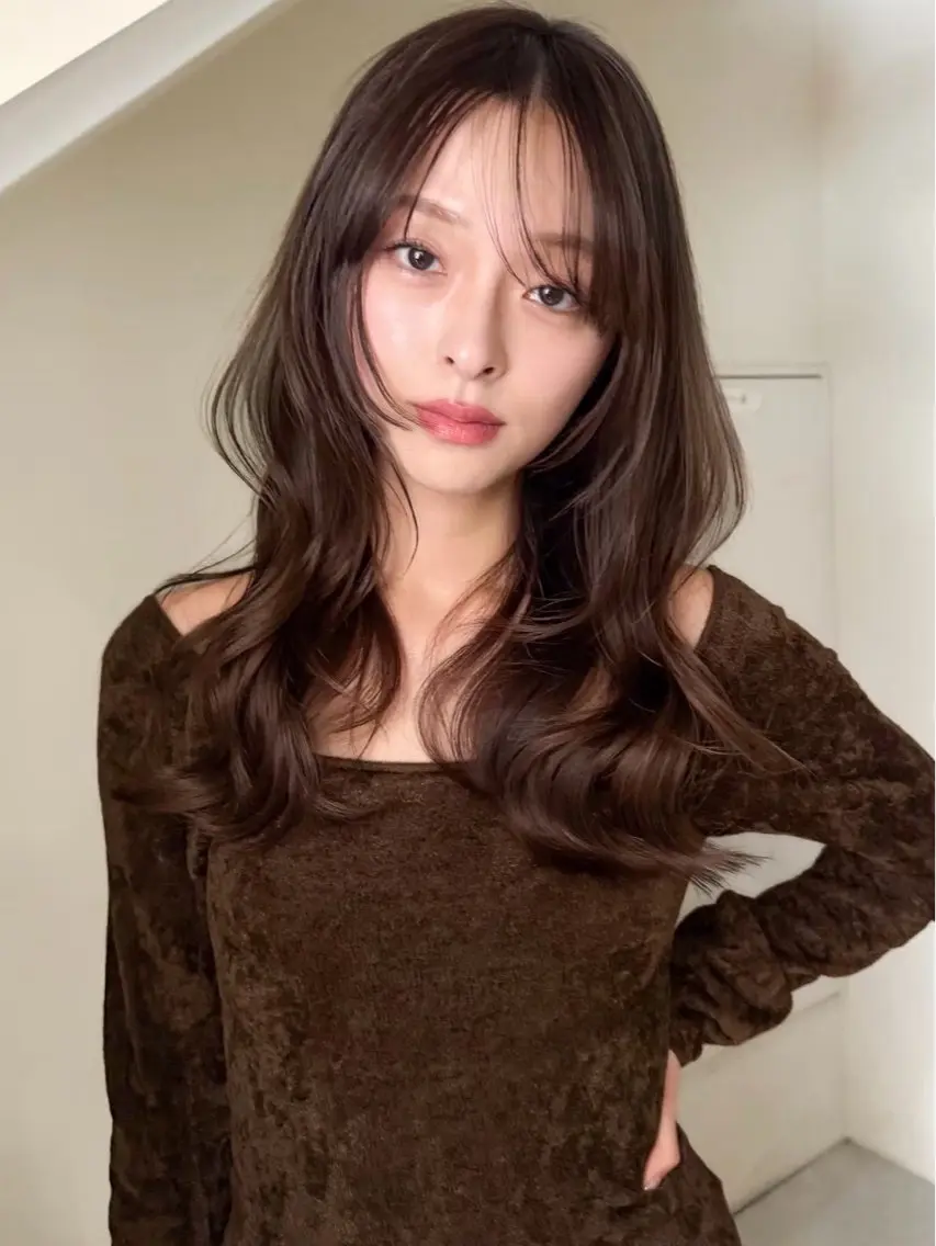 ロング カラー ヘアカラー 透明感カラー/似合わ せカラーMIKAのヘアスタイル