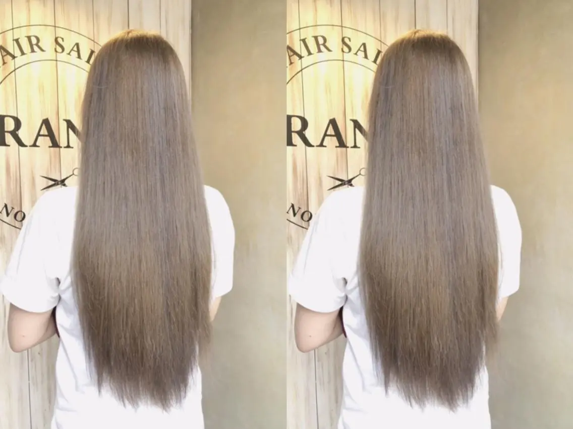セミロング GRANDE アオキのヘアスタイル