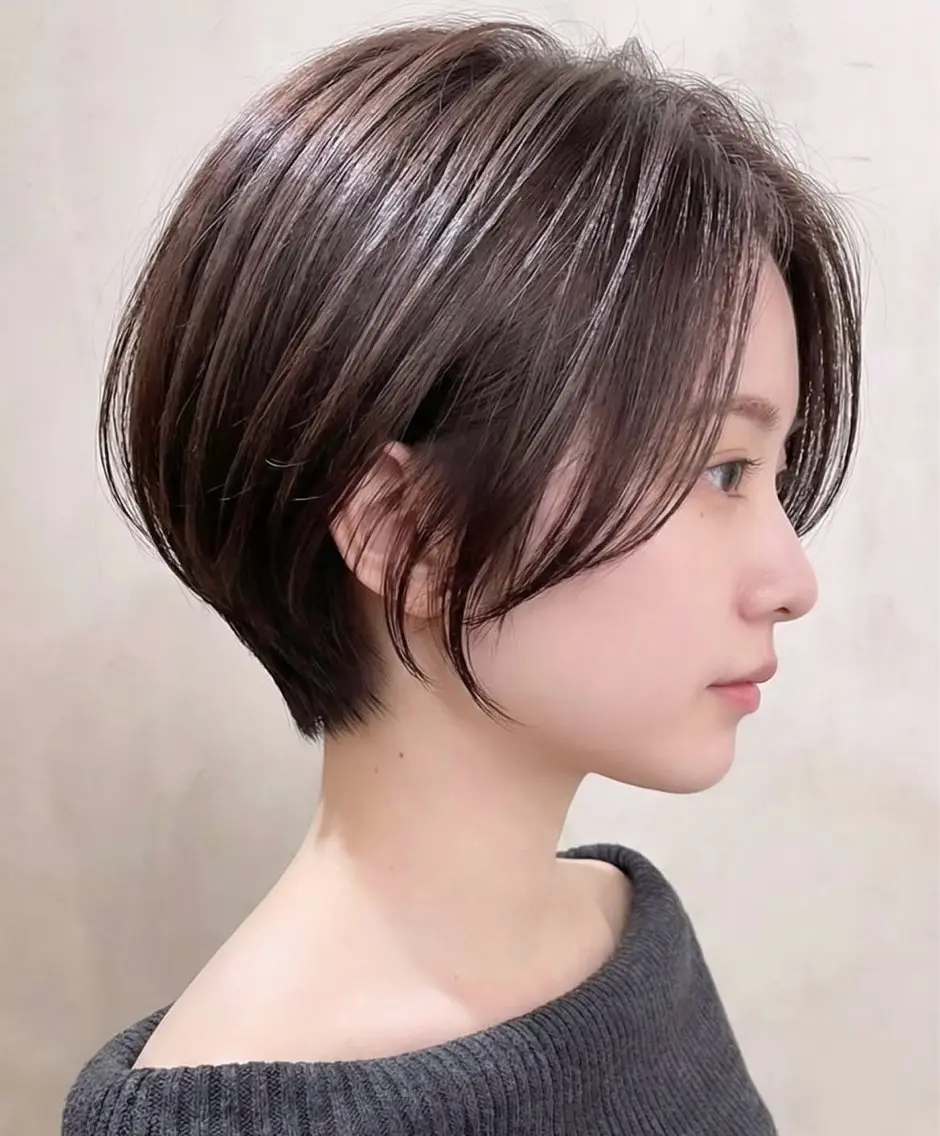 ショート 稲毛田 楓のヘアスタイル