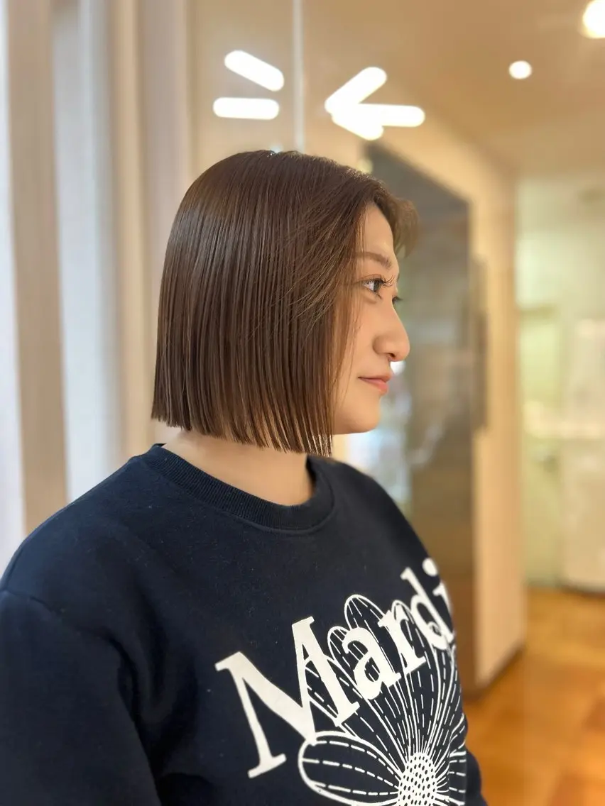 ショート カラー ベージュカラー ボブ カット ヘアカラー トリートメント 🎀透明感/レイヤ ー/Kotona🎀のヘアスタイル