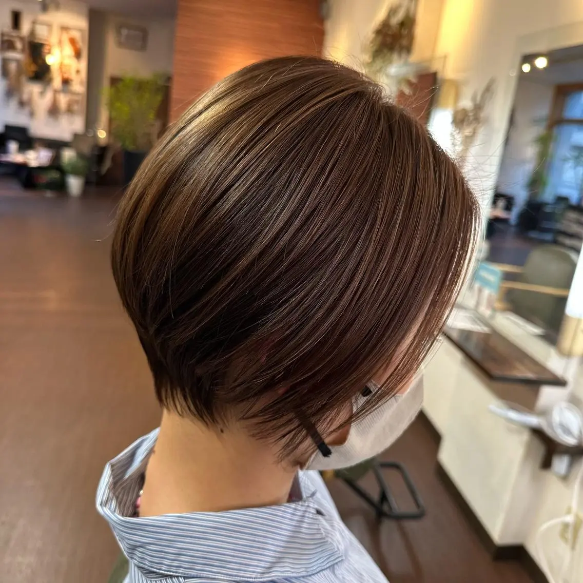 ショート カラー ショートヘア カット ヘアカラー トリートメント 💜推しインナー カラー/菊池柊真💜のヘアスタイル