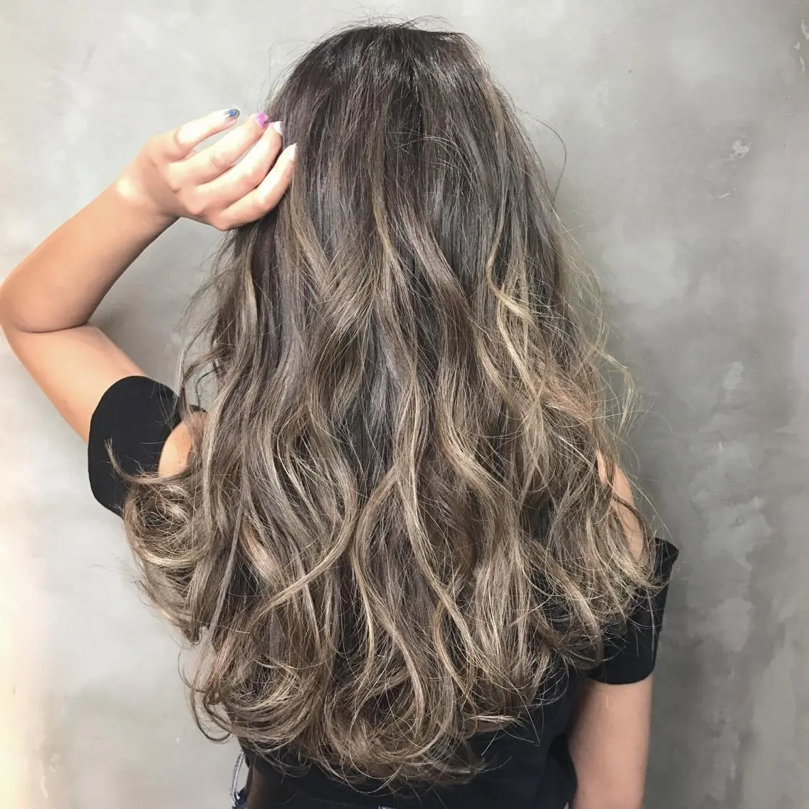 ロング カラー ヘアアレンジ 髪質改善 Daisukiのヘアスタイル