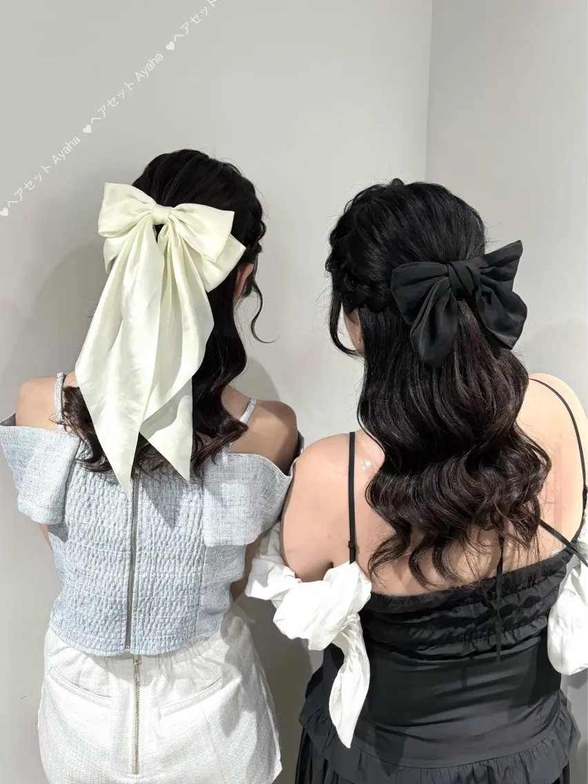 【可愛くお出かけ🧁】ヘアセット🫧の写真