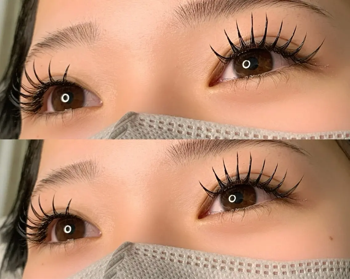 マツエク・マツパ フラットラッシュ Eyelash Salon IROのマツエク・マツパデザイン