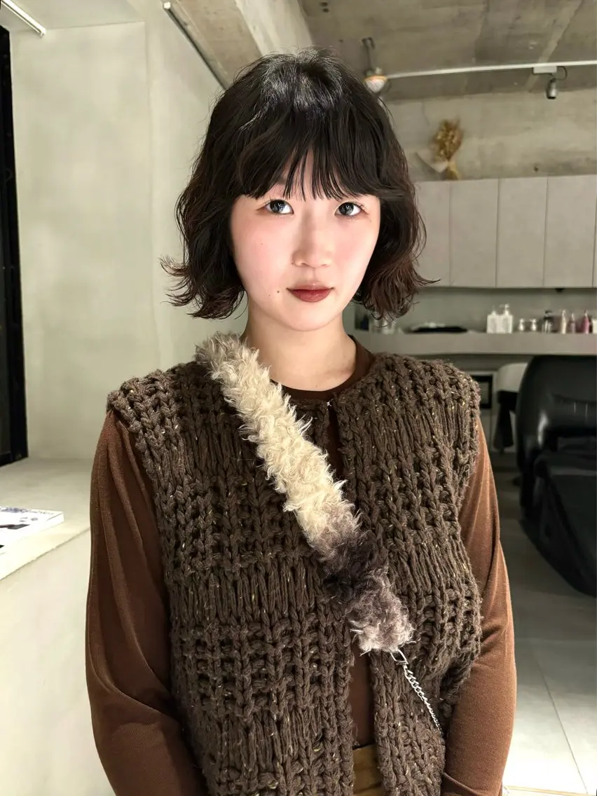 ショート カット パーマ FILMS 綾菜のヘアスタイル