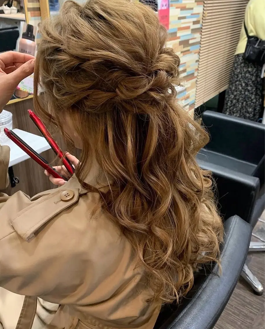 カラー ヘアアレンジ ヘアカラー ヘアセット maki ♡のヘアスタイル