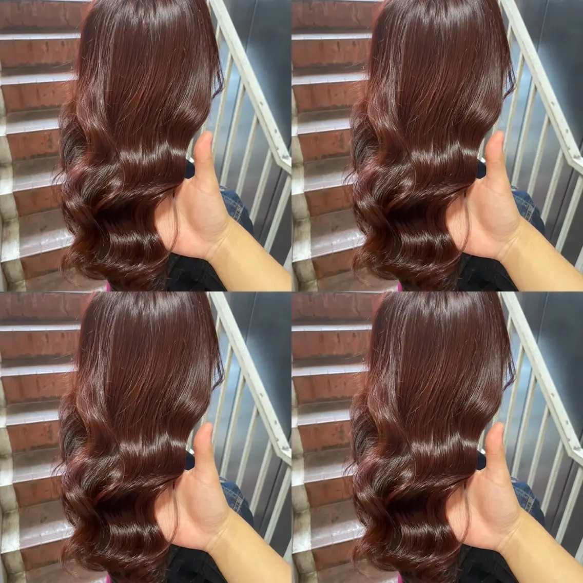 セミロング カラー ヘアアレンジ 💎韓国レイヤー ×エクステゆうま💎のヘアスタイル