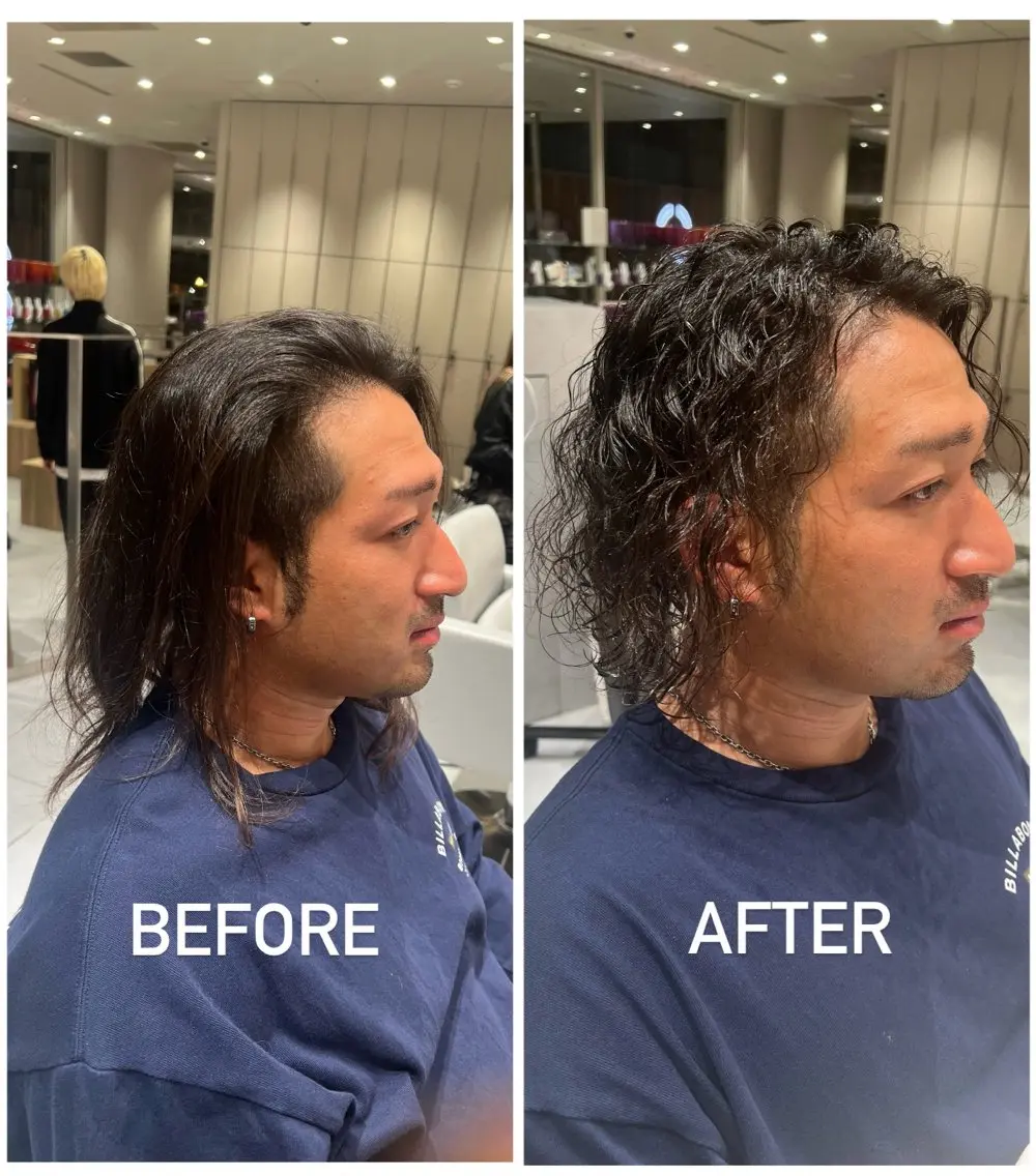 パーマ メンズ メンズパーマ ボブ kako ショート ボブのヘアスタイル