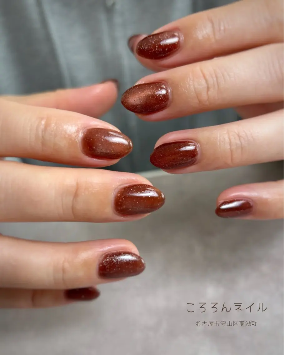 【⠀ご新規様オフ無料  】ハンド🤲シンプル/マグネットネイル ワンカラーの写真