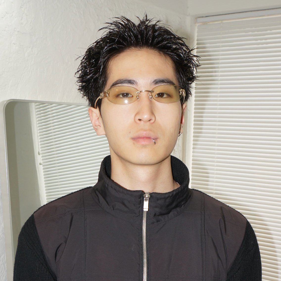 ショート メンズ アップバング フェードカット メンズショート スパイキーショート マレットヘア カット メンズショート/ スパイキー/カイセイのヘアスタイル