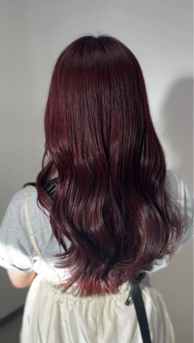 カラー ヘアカラー トリートメント ヘッドスパ ヘアセット 🎀ツヤ髪✖︎ 暖色🎀RYUKAのヘアスタイル