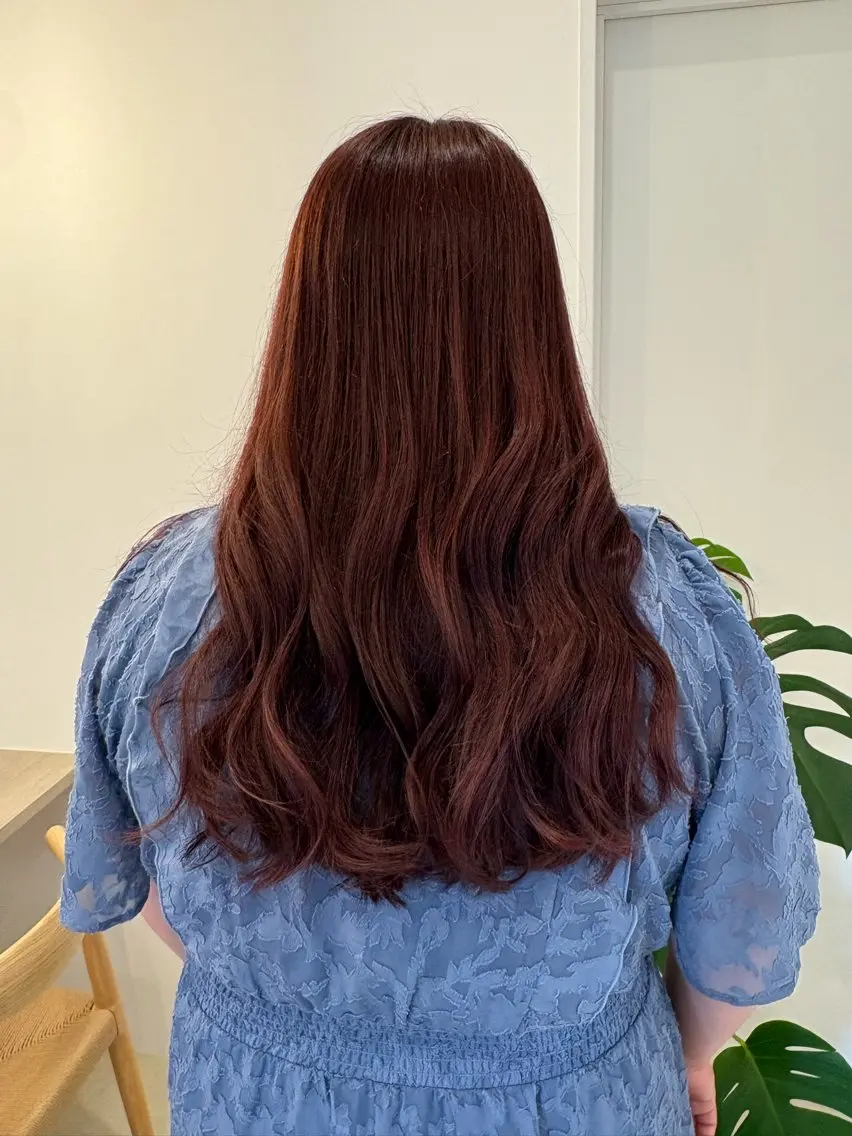 カラー ルプラボウ すぎやまみほのヘアスタイル