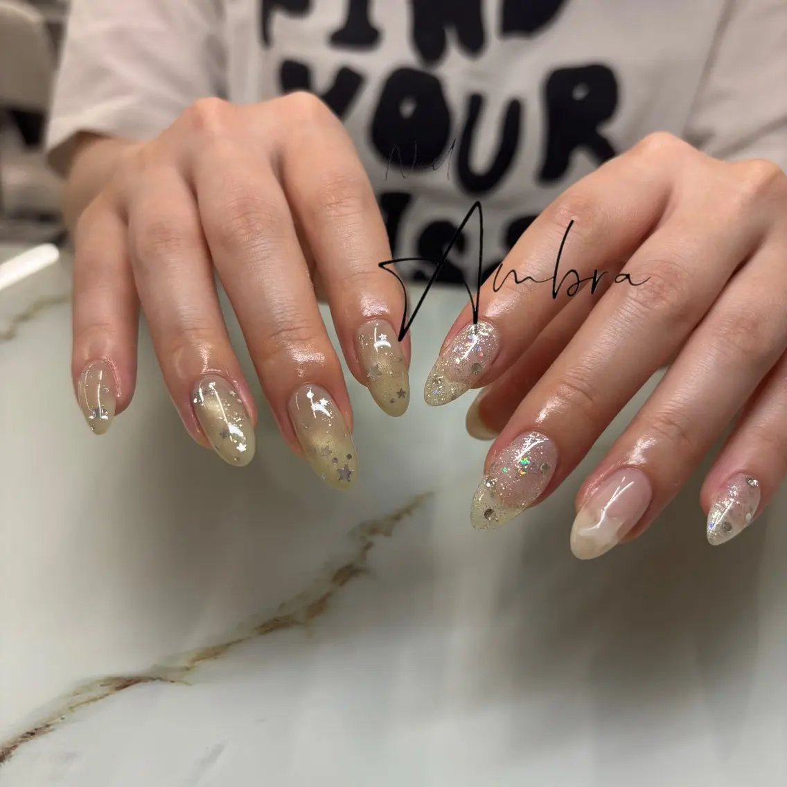ネイル ハンドネイル Nail Ambra Fusamiのネイルデザイン