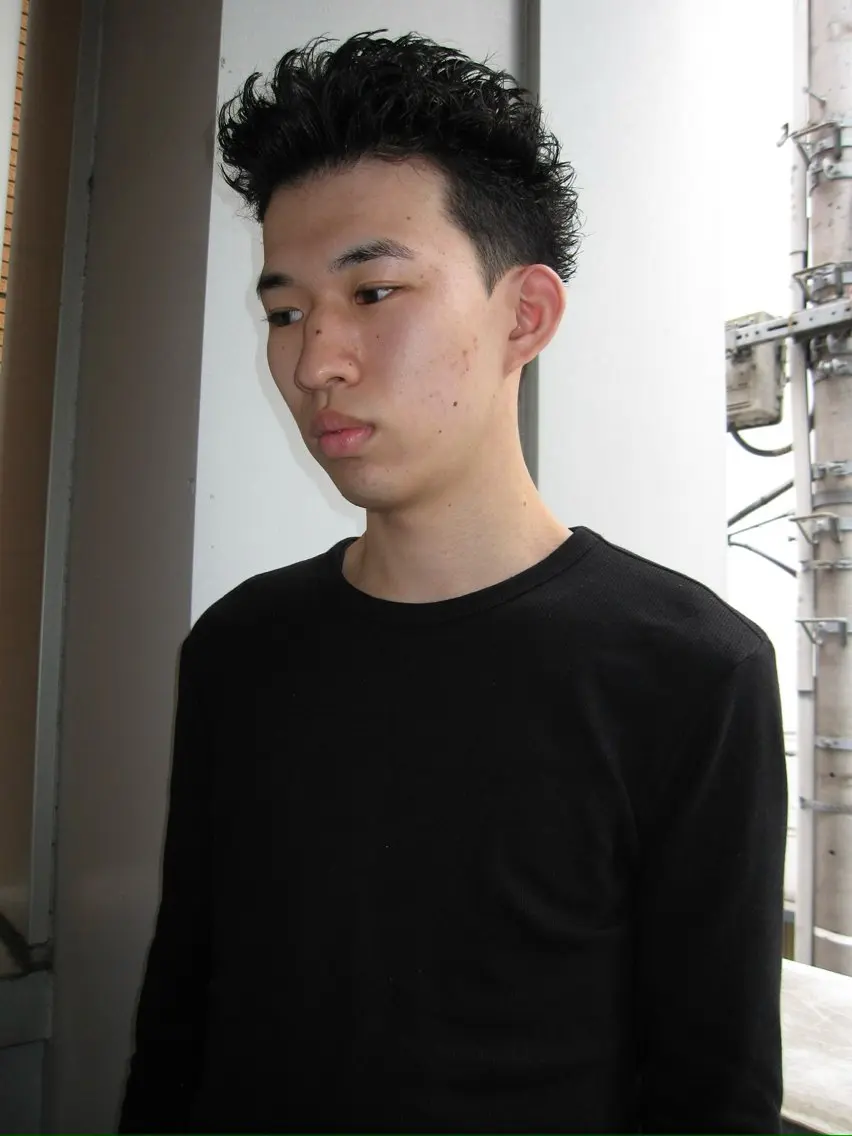 ショート パーマ メンズ カット パーマ Daiki メンズヘアのヘアスタイル