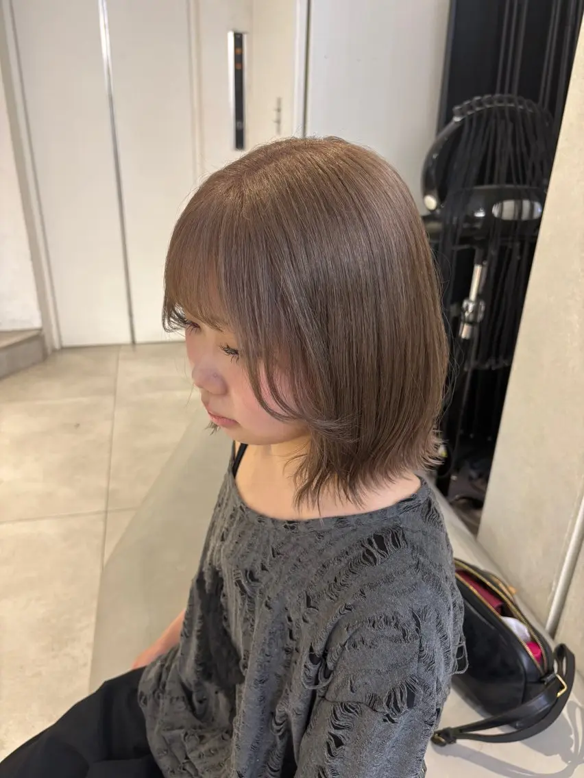 ショート ヘアカラー こまき/ 透明感カラー🫧💭のヘアスタイル