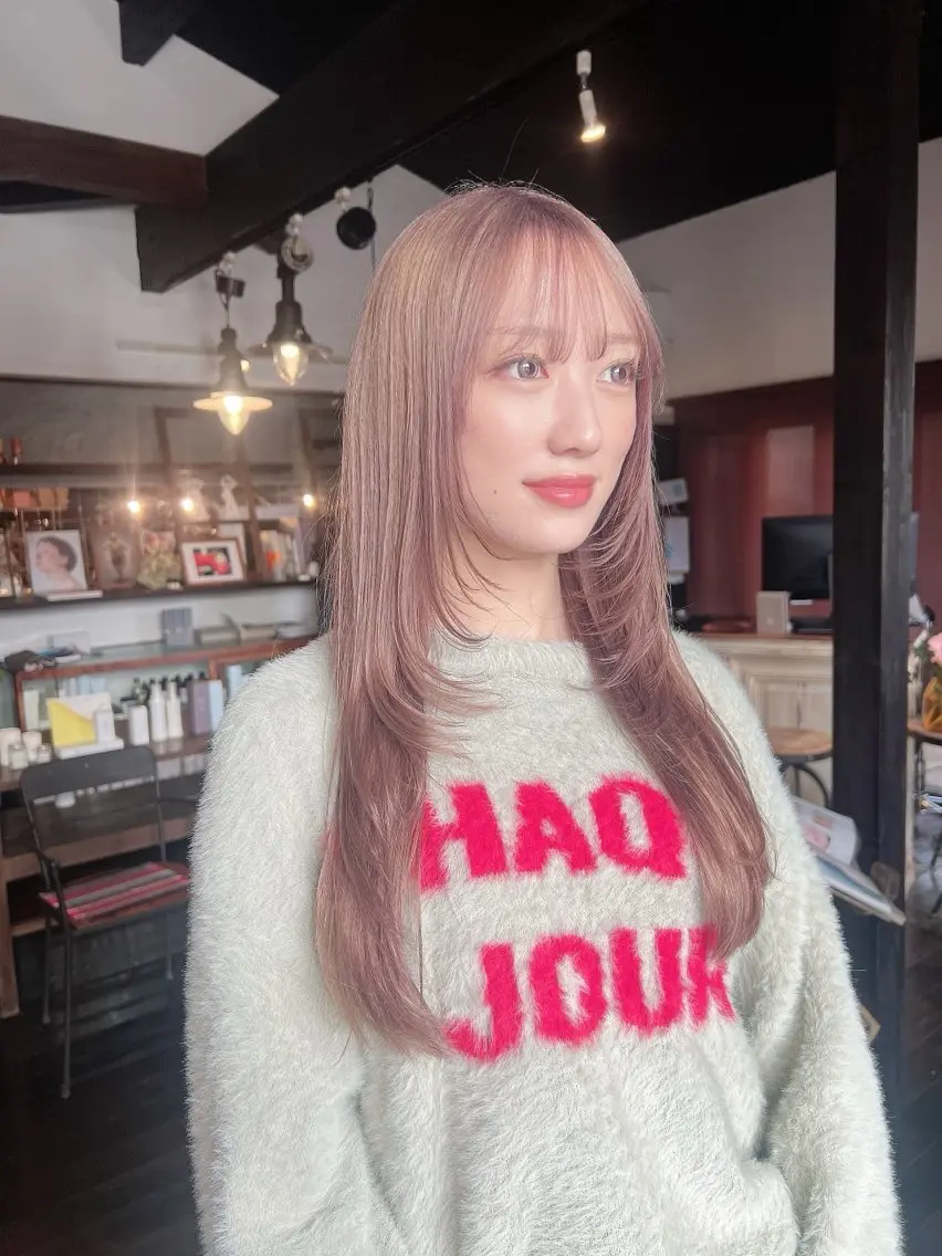ロング 🩵小野 えりか🩷のヘアスタイル