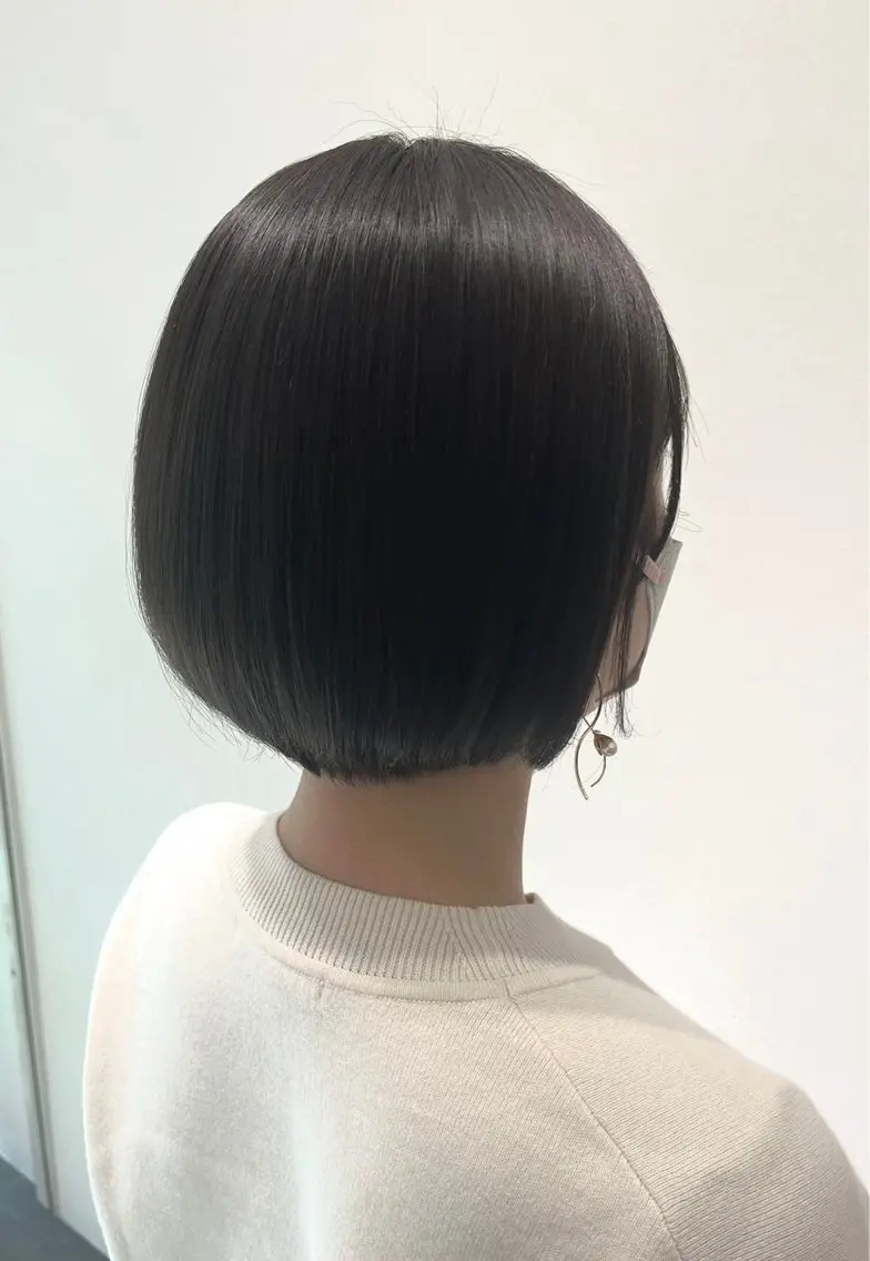 ショート 丸みショート ショートヘア カット トリートメント 2ヵ月先までまとまる レイヤー🫧若葉🪞のヘアスタイル