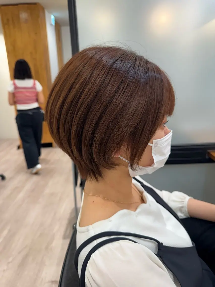 ショート カット ヘアカラー トリートメント 似合わせカット/ 持田樹/大船のヘアスタイル