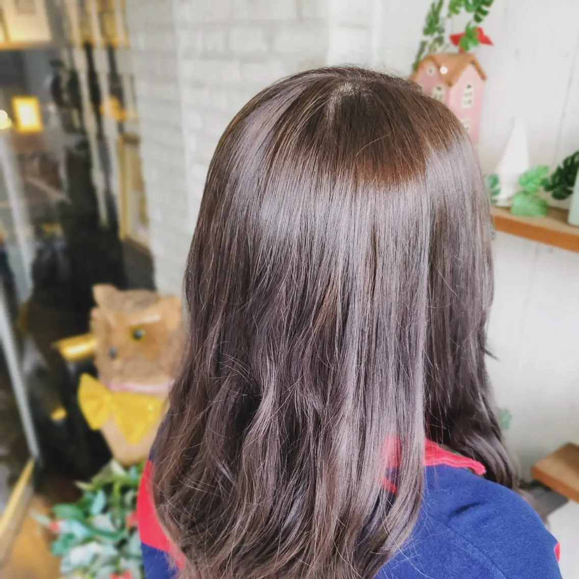 セミロング カラー 小島　崇義 ブリーチお任せ下さいのヘアスタイル