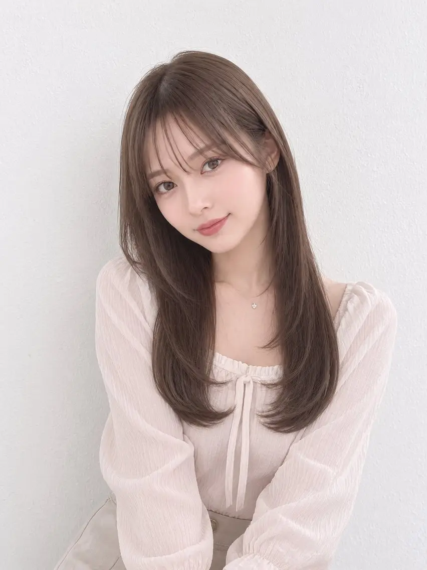 ロング カット トリートメント 新宿/モテ🤍 トレンドヘア/ワカナのヘアスタイル