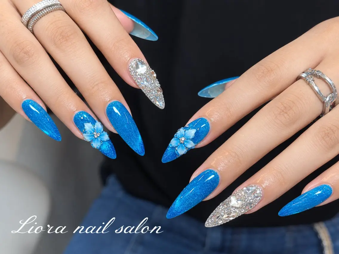 ネイル チークネイル フットネイル フレンチネイル ジェルネイル ガーリー ハンドネイル Liora nailのネイルデザイン