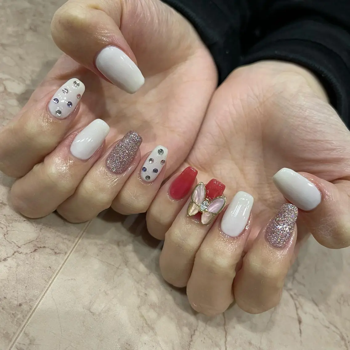 ネイル ワンカラーネイル Wish Nail 恒川のネイルデザイン