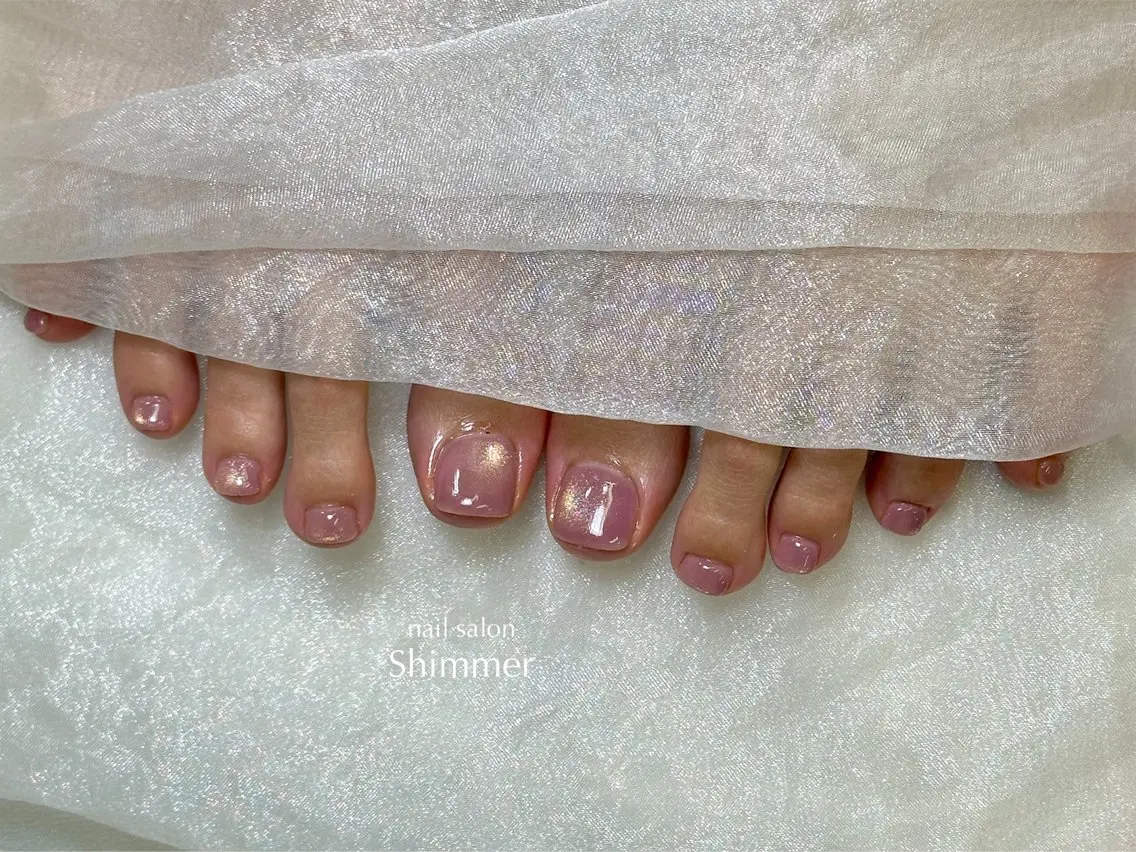 ネイル フットネイル Shimmer Eriのネイルデザイン