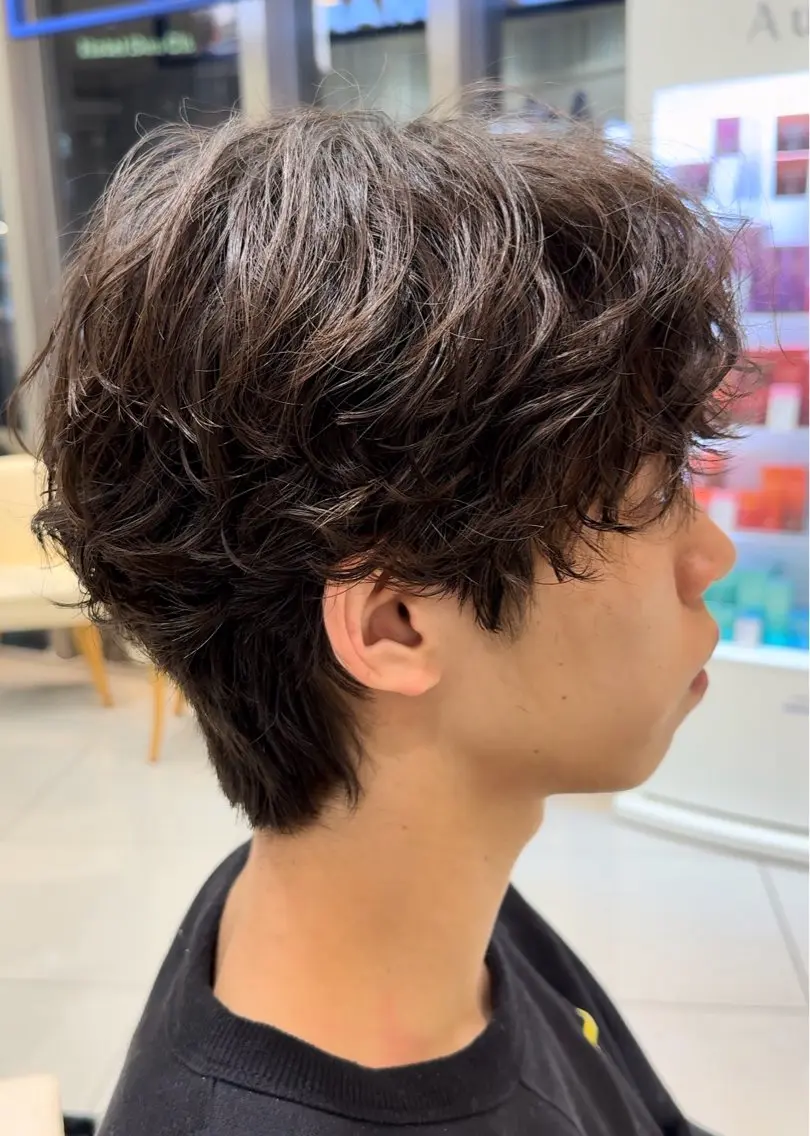 パーマ メンズ メンズパーマ メンズ縮毛矯正 ♠️店長下平隼人のヘアスタイル
