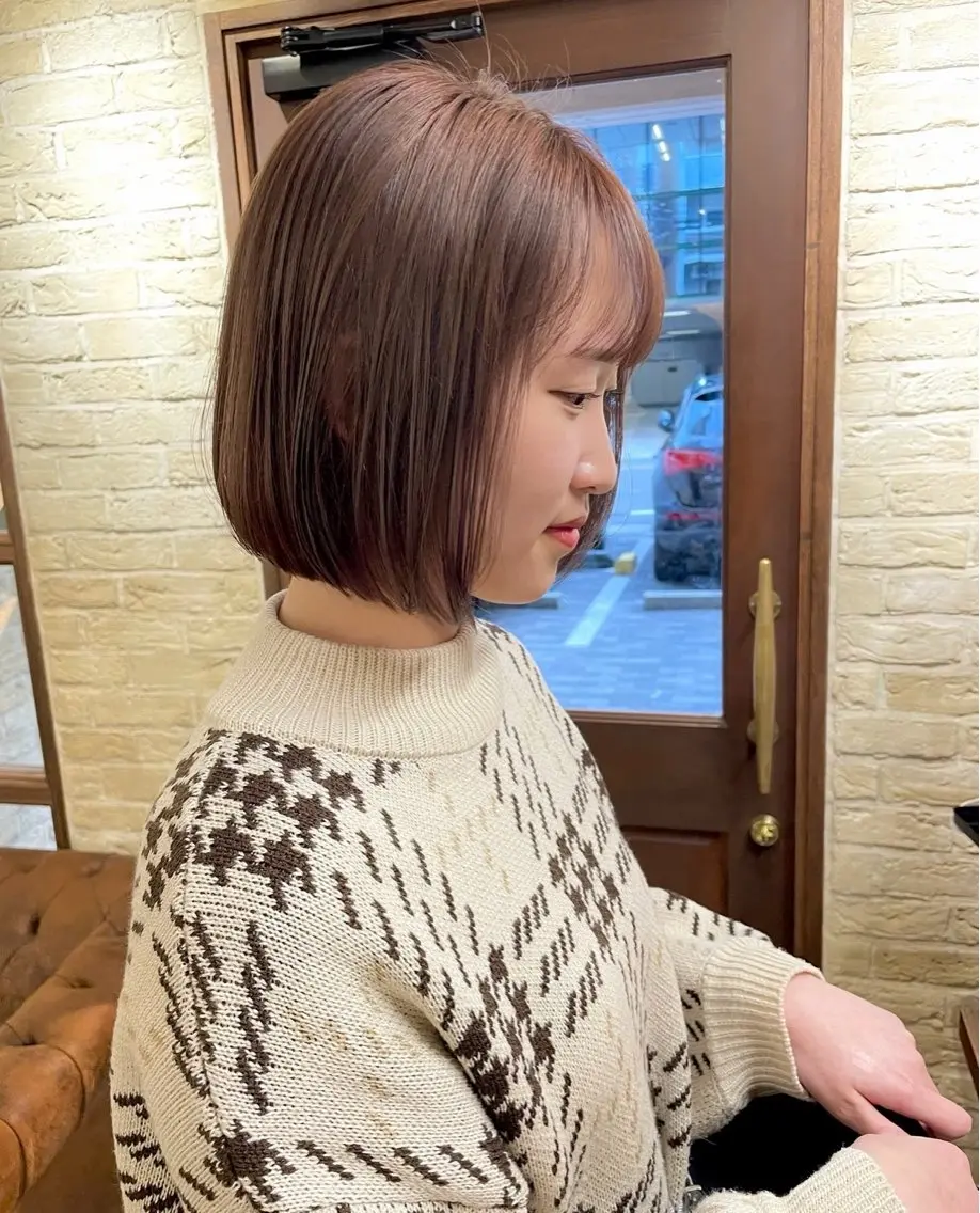 ショート ボブ CLUTCH博多店 /艶感♡透明感カラーのヘアスタイル