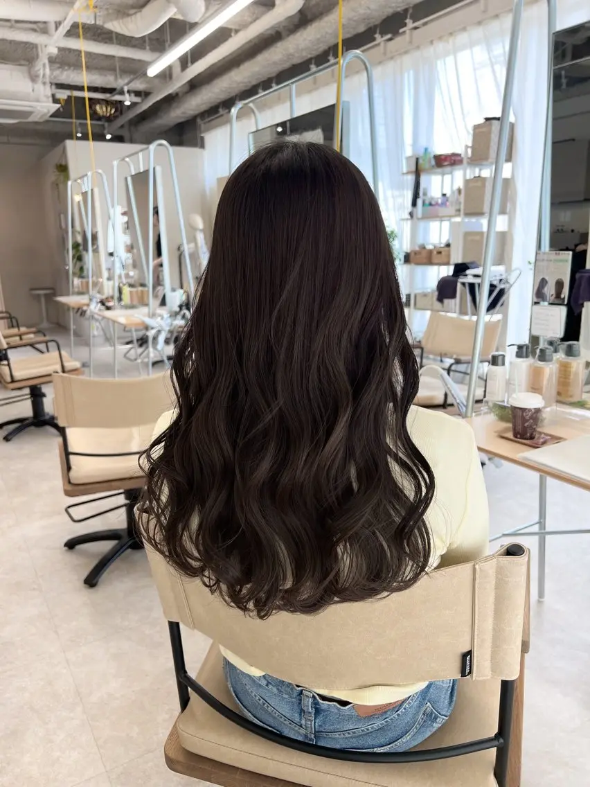 【💎5月限定💎】透明感カラー+似合わせカットうる艶トリートメント✨3980円 ※お支払い現金のみの写真