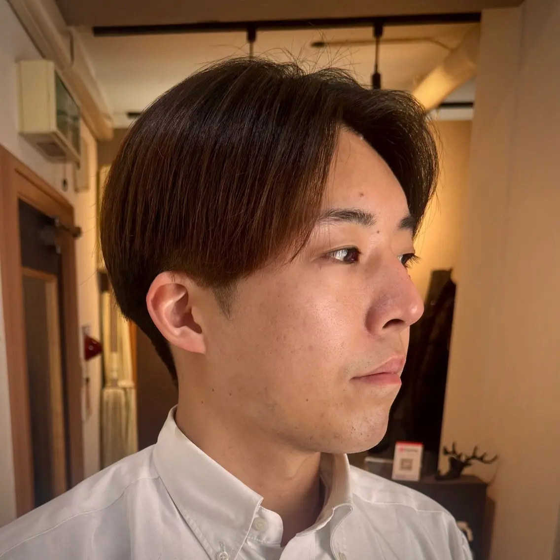 ショート メンズ センターパート カット 立川メンズカット/ メンズパーマ💈三上のヘアスタイル
