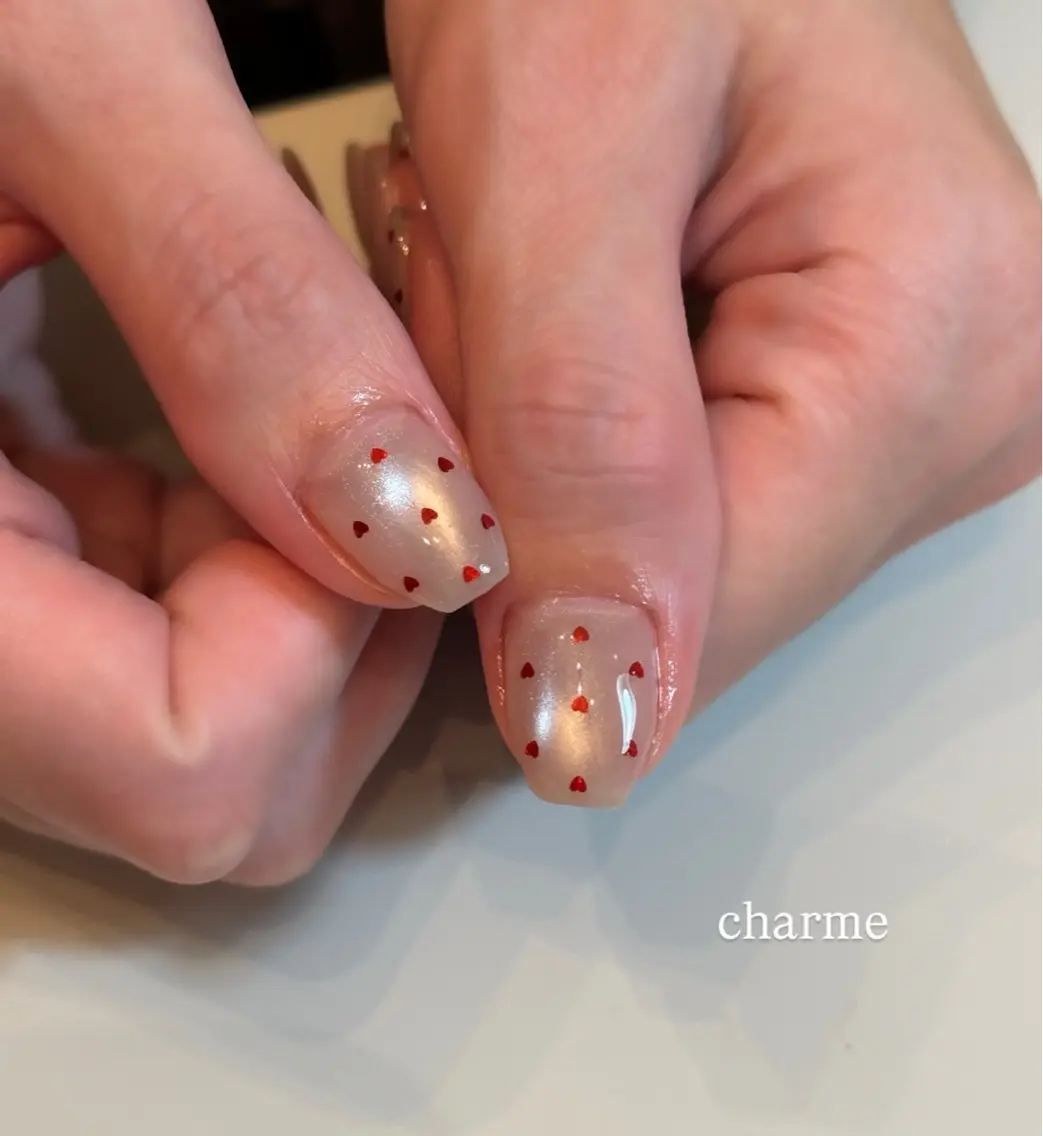 ネイル ハンドネイル フットネイル nailsalon charmeのネイルデザイン