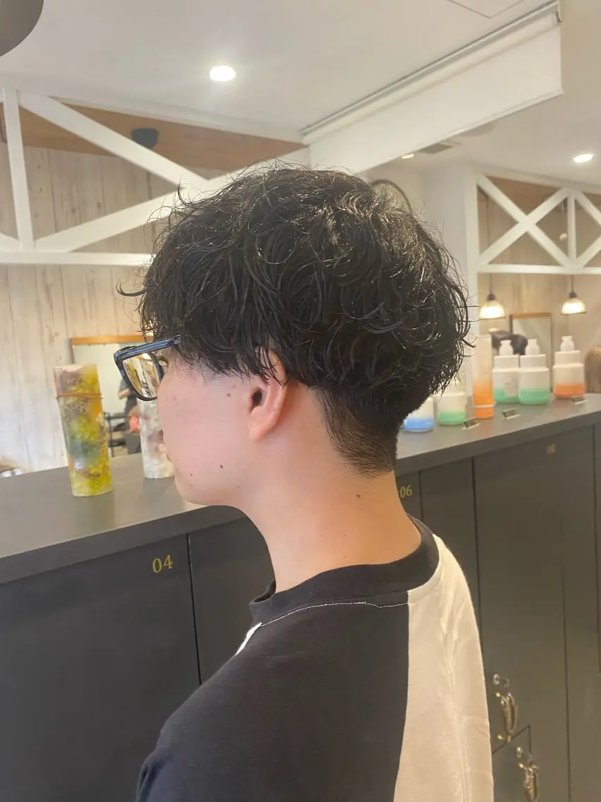 ショート パーマ カット パーマ 柴田 枝利子のヘアスタイル