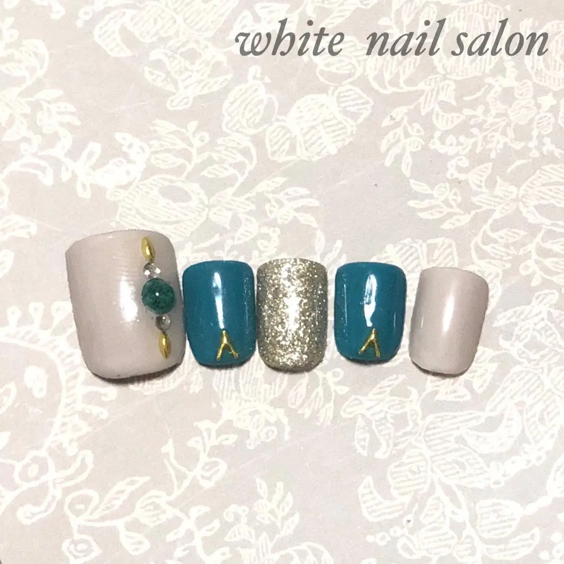 ネイル フットネイル ジェルネイル ハードジェル オフィスネイル スカルプネイル フットネイル white nail salonのネイルデザイン