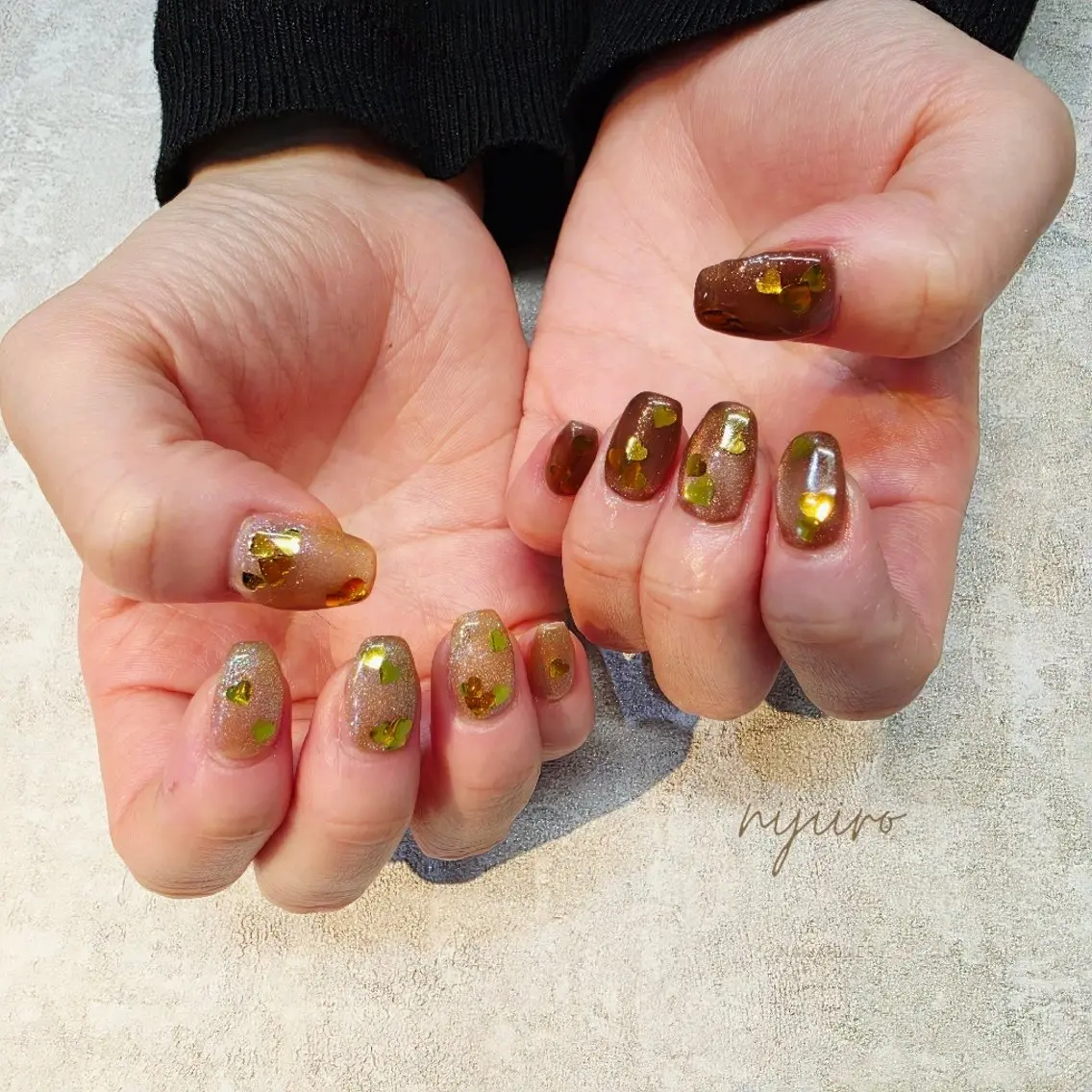 ネイル ハンドネイル nijiiro🌈 サトウのネイルデザイン