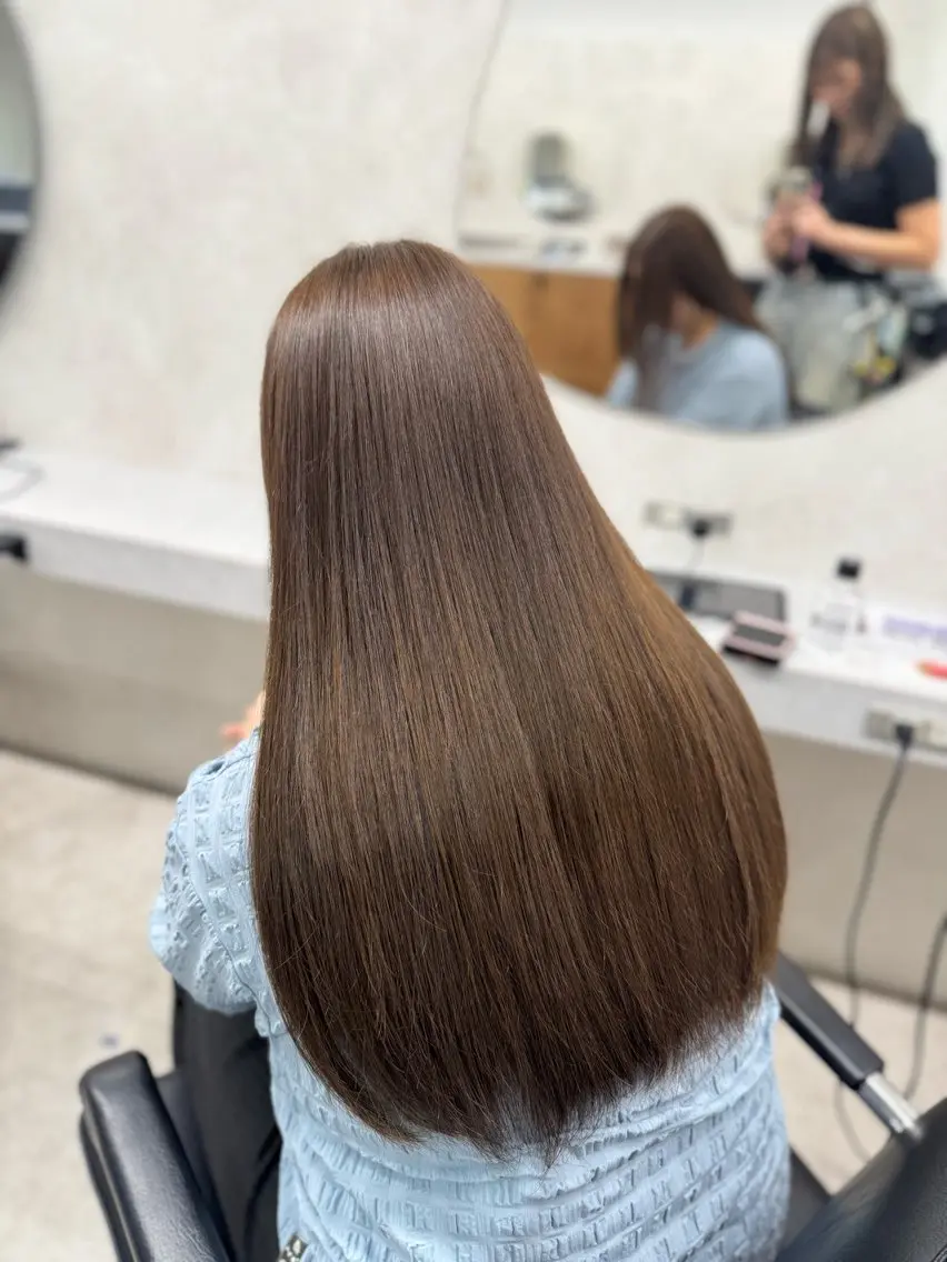 ロング 田渊 日菜のヘアスタイル