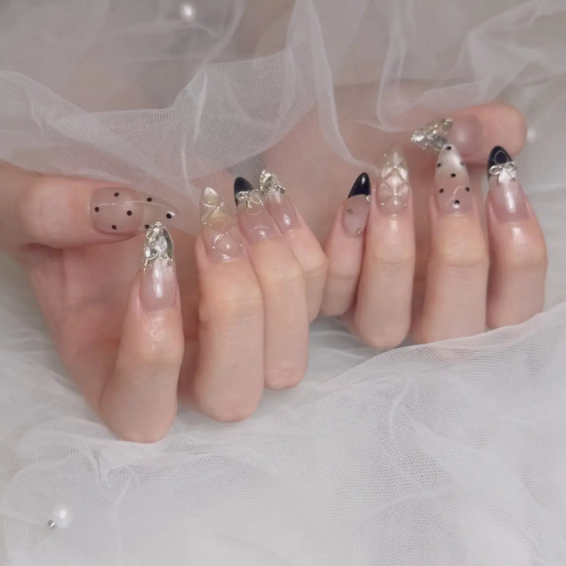 ネイル ハンドネイル MAKI💎堺筋本町 綺麗め/ガーリーのネイルデザイン
