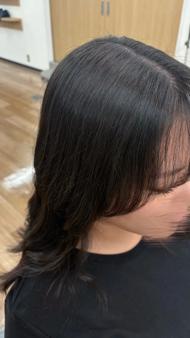 ミディアム 顔周りカット カラー🌷 Koumeのヘアスタイル