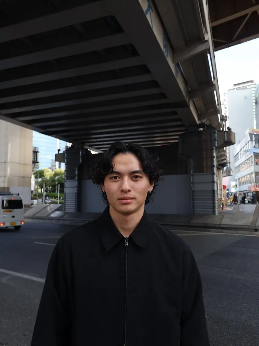 パーマ メンズ カット パーマ 大阪茶屋町 メンズカット関田拳のヘアスタイル