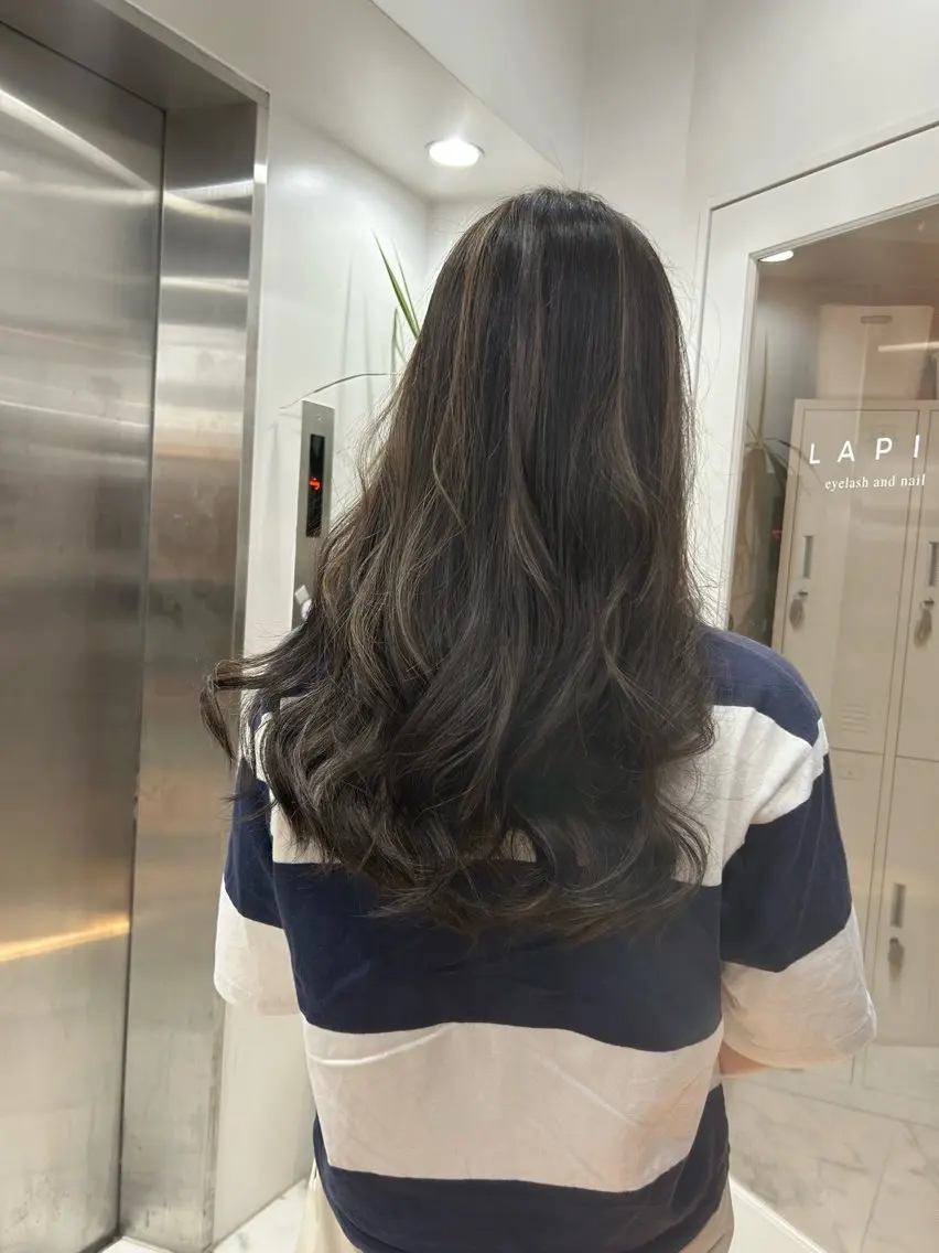 ロング カラー ヘアカラー Lapis渋谷　中村 越のヘアスタイル