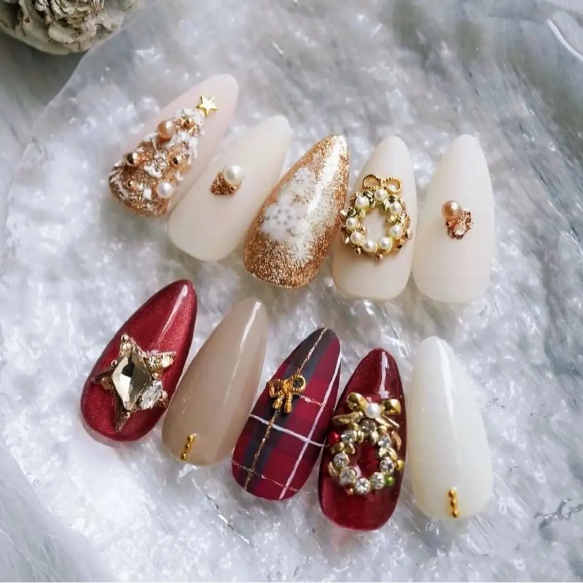 ネイル アートネイル チークネイル 長さ出し フレンチネイル ジェルネイル YK Beauty Salonのマツエク・マツパデザイン