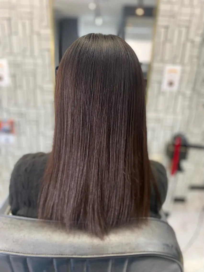 ロング ヘアカラー 池田 亮雅のヘアスタイル