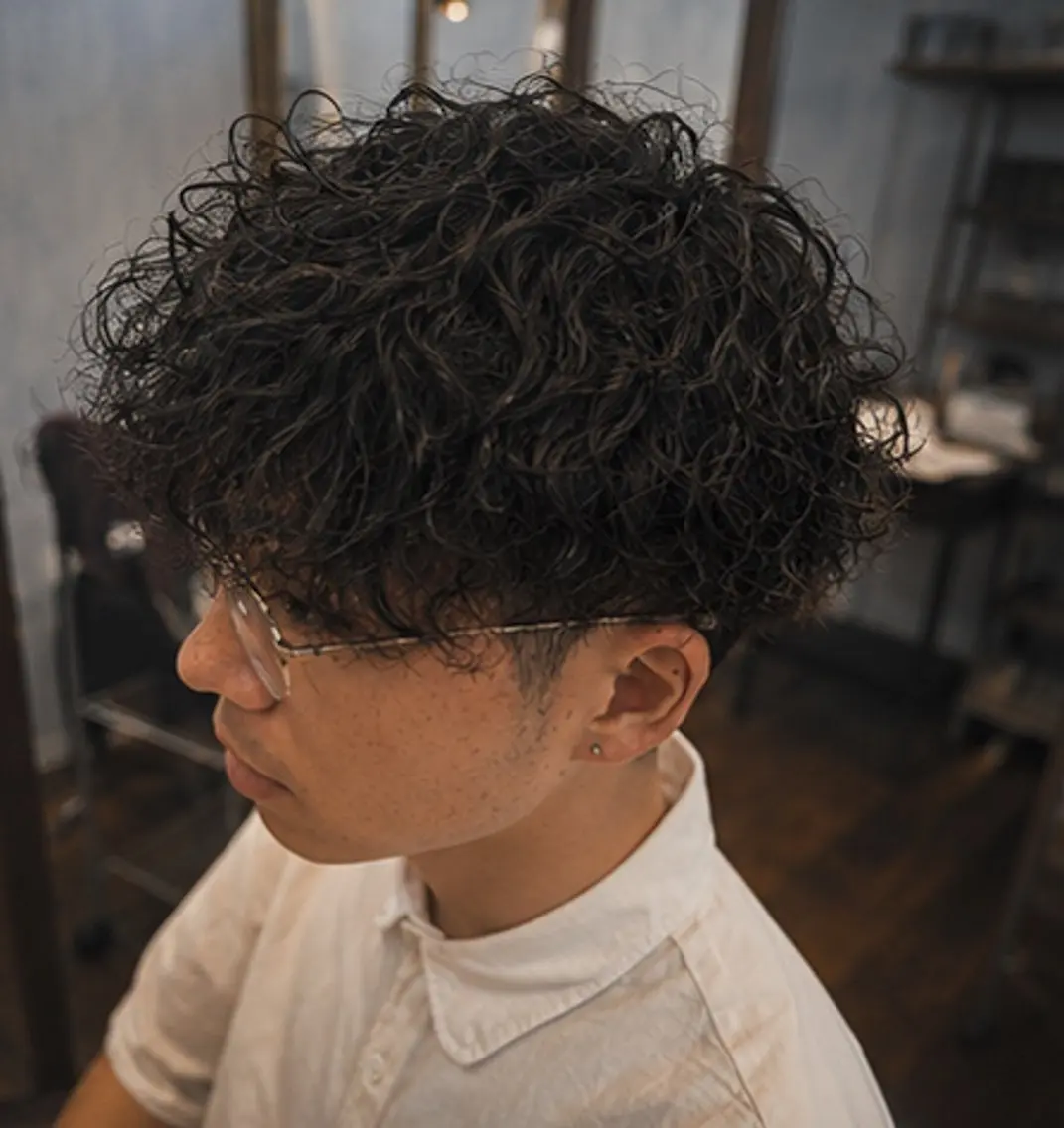 パーマ メンズ カット パーマ 【メンズ&髪質改善】 萬納陽介のヘアスタイル