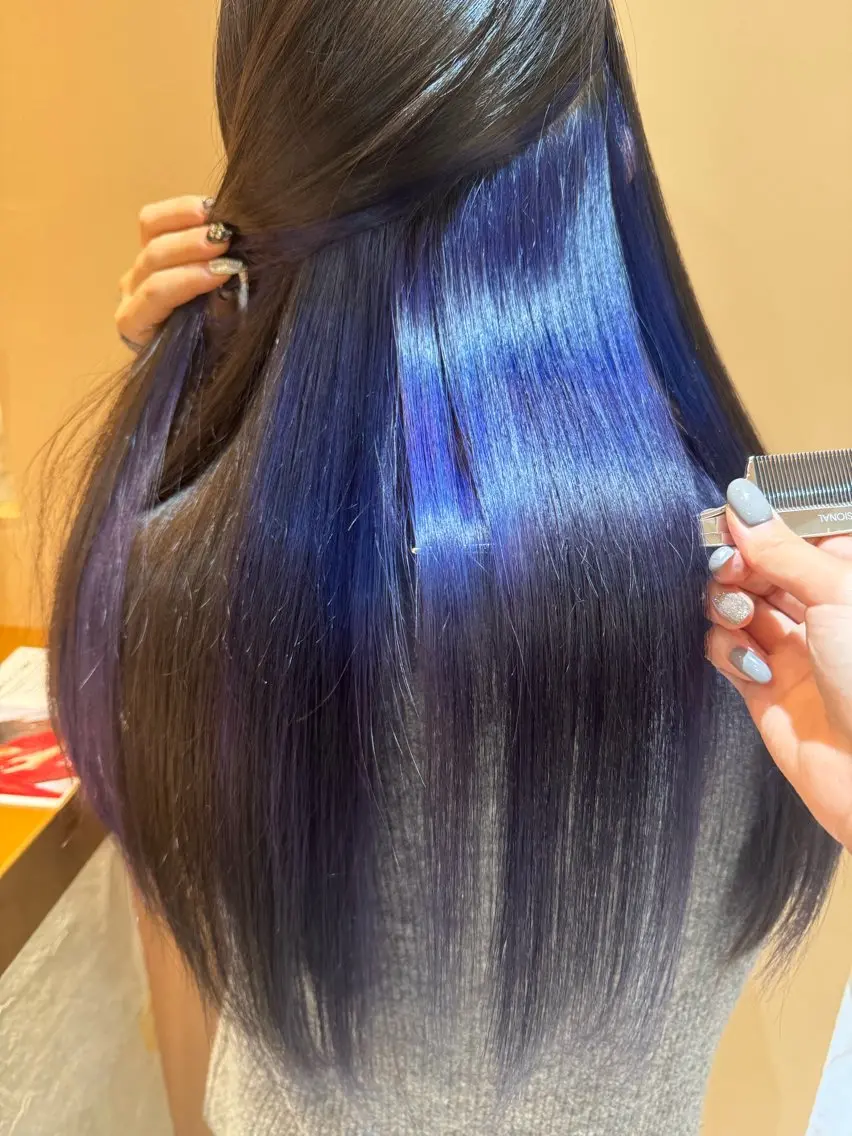 【ブリーチ込み】イヤリングorインナーカラー+フルカラー✨🌈✨の写真