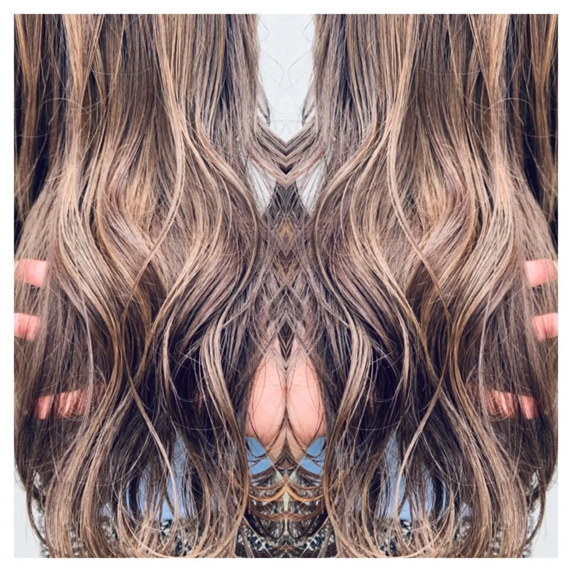 ロング パーマ ヘアカラー トリートメント 村山 茉衣のヘアスタイル
