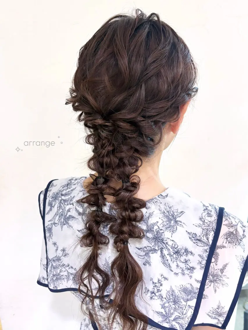 ヘアアレンジ そ にのヘアスタイル