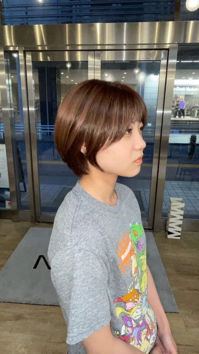 ショート カラー カラー＆縮毛 kotojiのヘアスタイル
